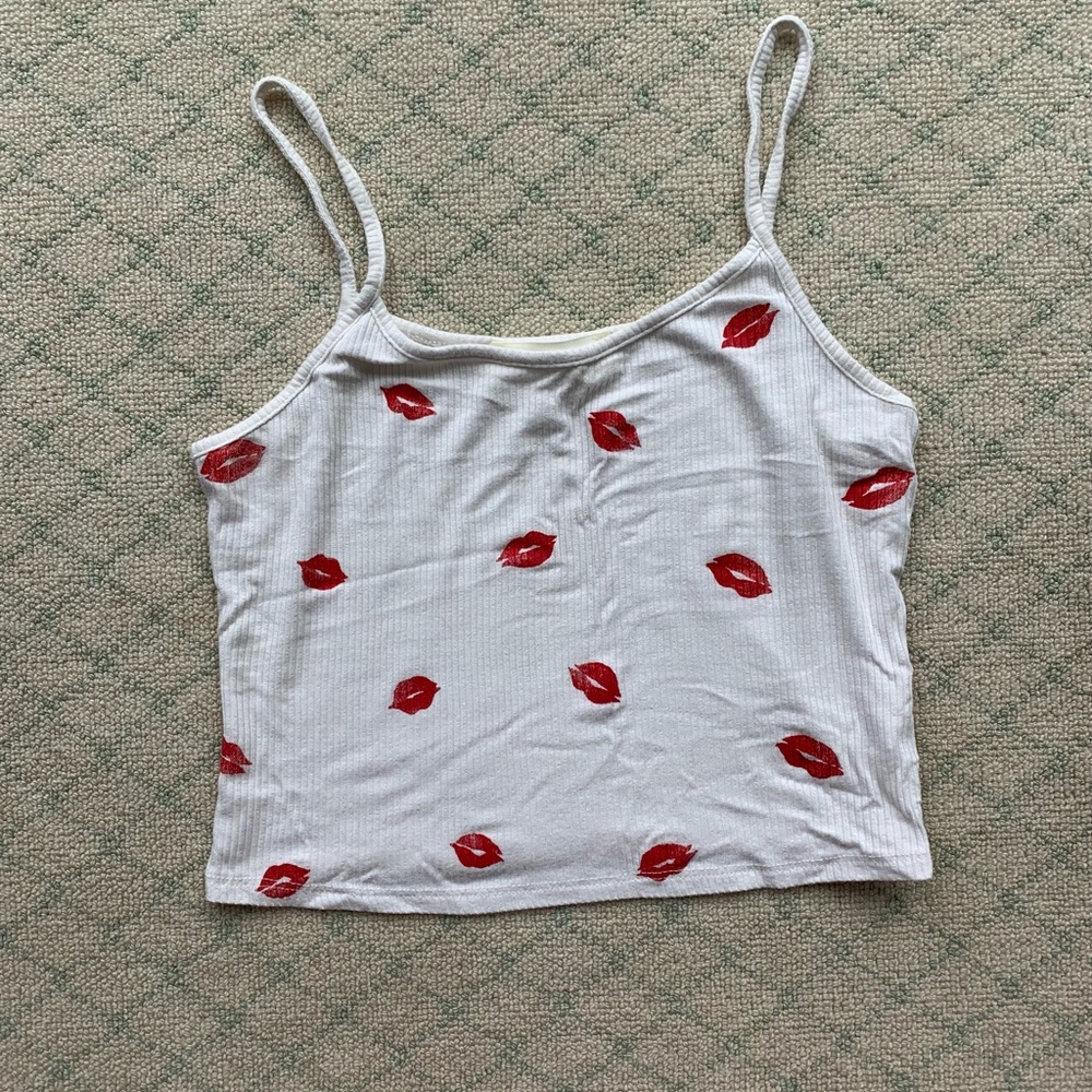 Lips tank top